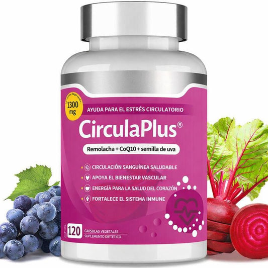 CirculaPlus® – Remolacha con Semilla de Uva y CoQ10